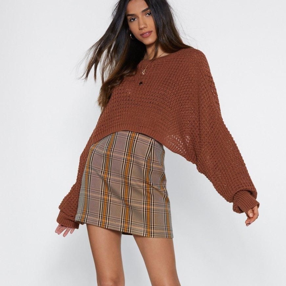 Plaid Mini Skirt